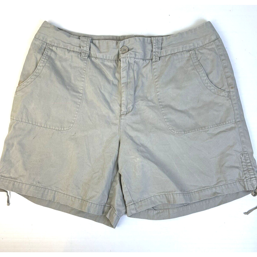 Jamaica Bay Shorts Women's 16 Gray Pockets Casual Hiking